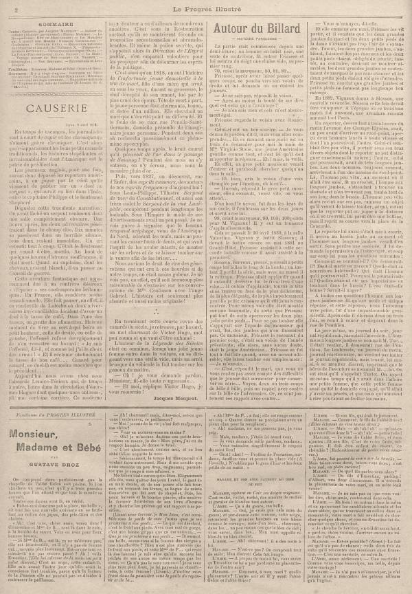 
						Affichage en mode lecture de la page
					