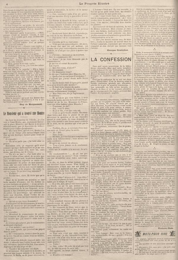 
						Affichage en mode lecture de la page
					