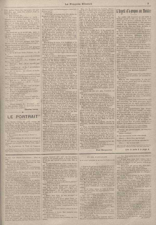 
						Affichage en mode lecture de la page
					