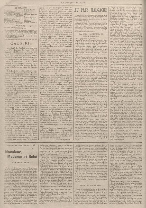 
						Affichage en mode lecture de la page
					