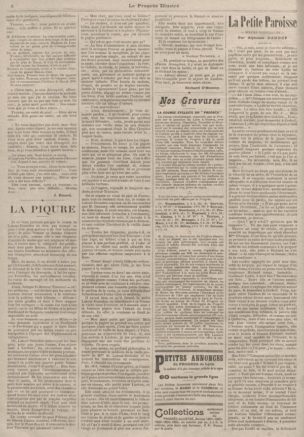 
						Affichage en mode lecture de la page
					