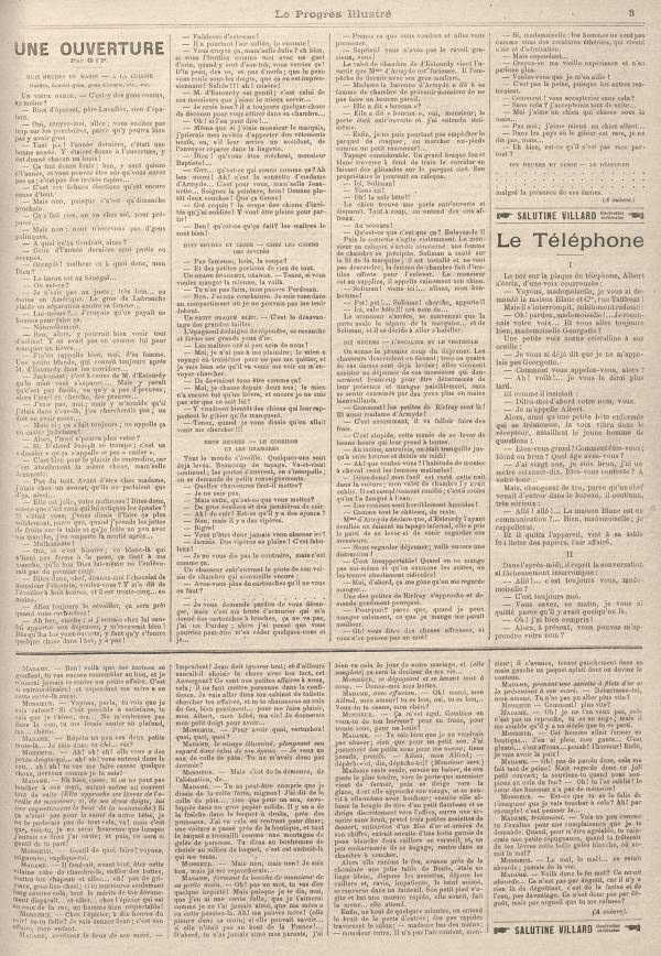 
						Affichage en mode lecture de la page
					