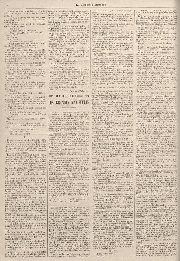 
						Affichage en mode lecture de la page
					