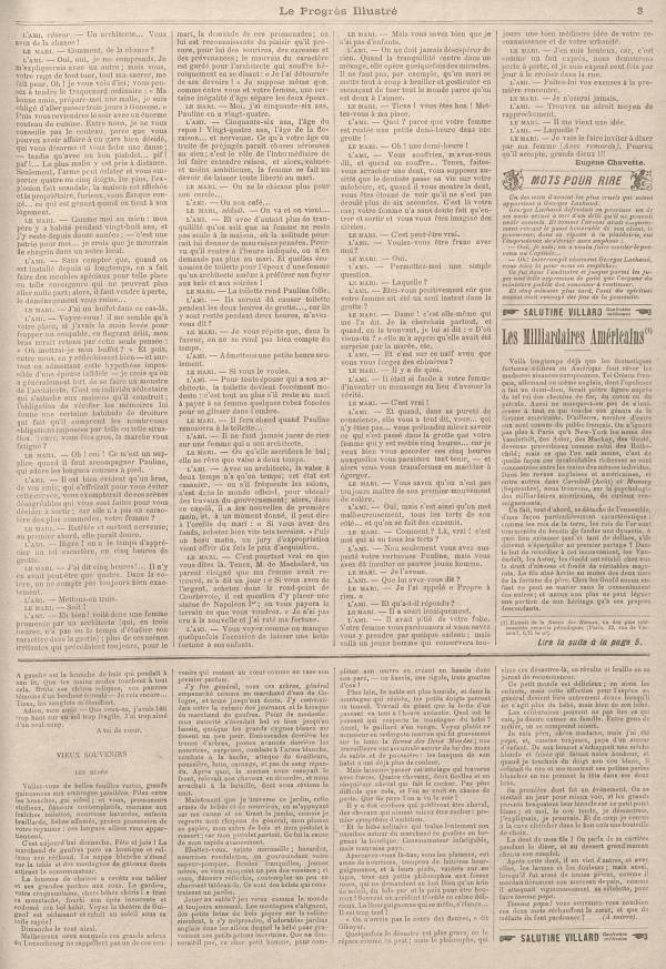 
						Affichage en mode lecture de la page
					