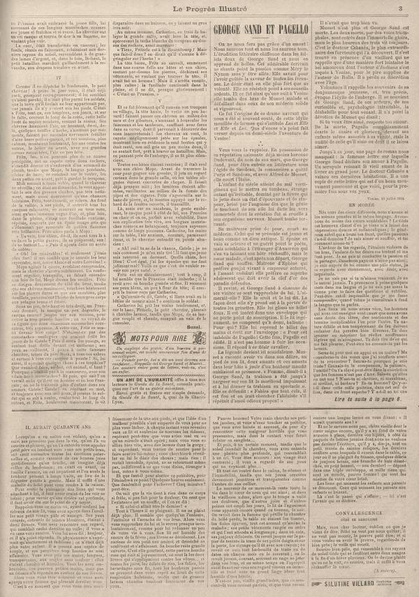 
						Affichage en mode lecture de la page
					