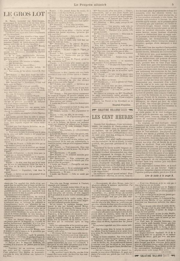 
						Affichage en mode lecture de la page
					