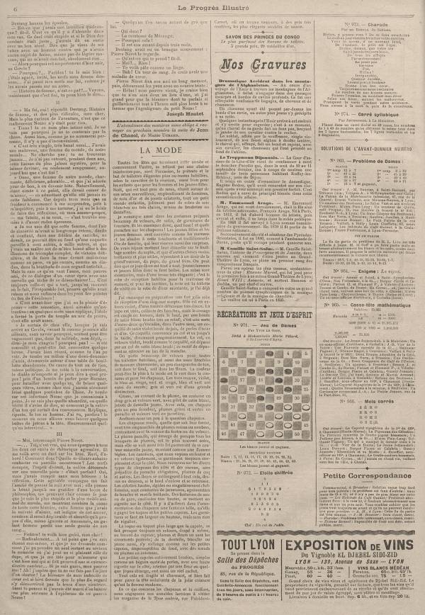 
						Affichage en mode lecture de la page
					