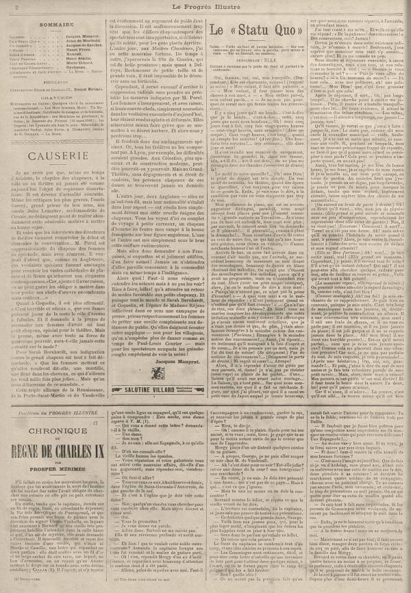 
						Affichage en mode lecture de la page
					