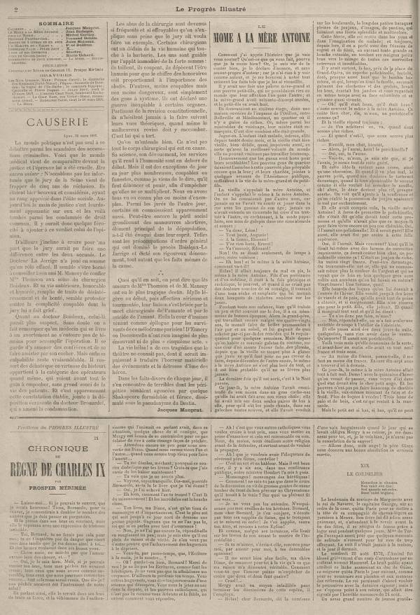 
						Affichage en mode lecture de la page
					