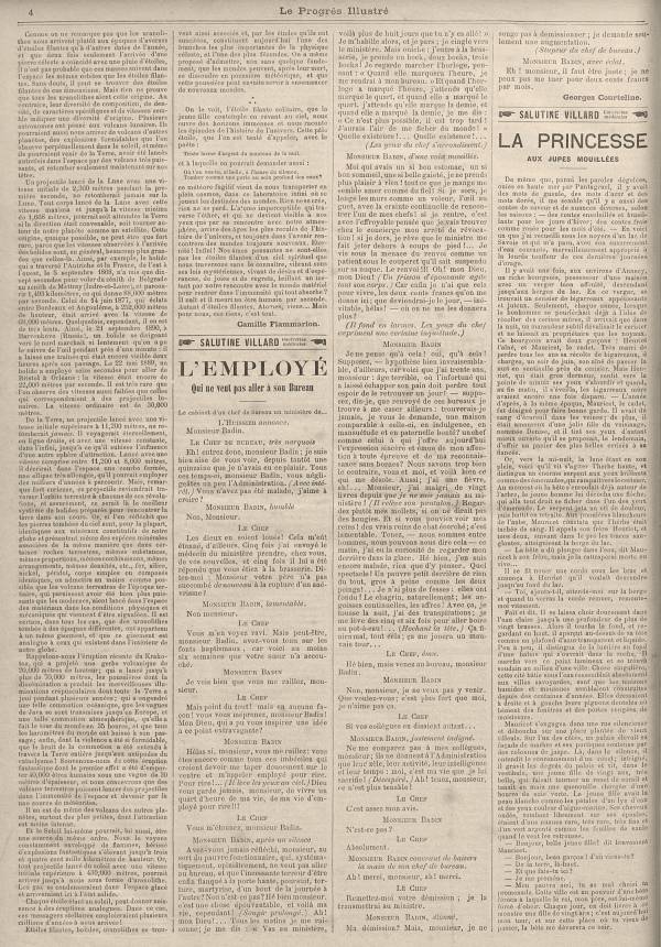 
						Affichage en mode lecture de la page
					