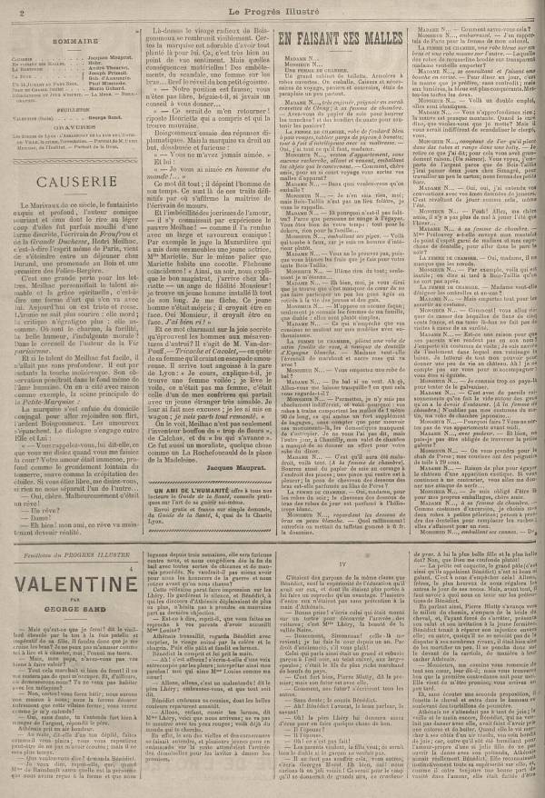 
						Affichage en mode lecture de la page
					