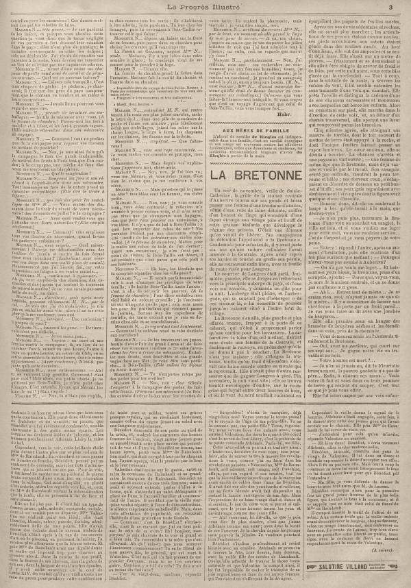 
						Affichage en mode lecture de la page
					