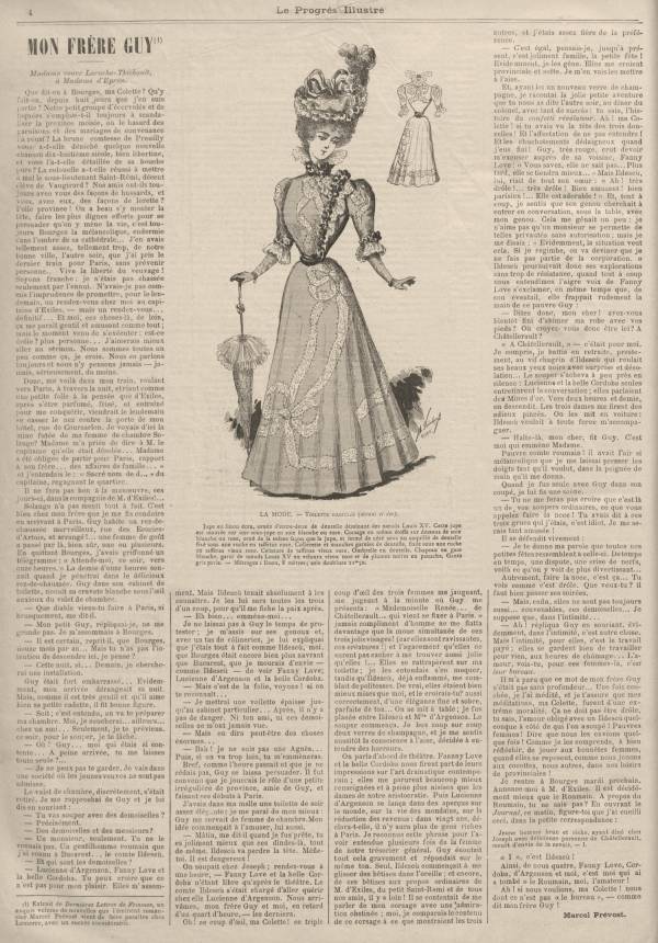 
						Affichage en mode lecture de la page
					