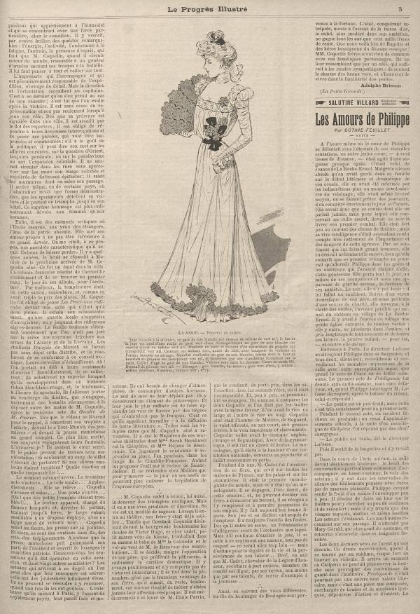 
						Affichage en mode lecture de la page
					