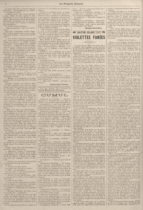 
						Affichage en mode lecture de la page
					