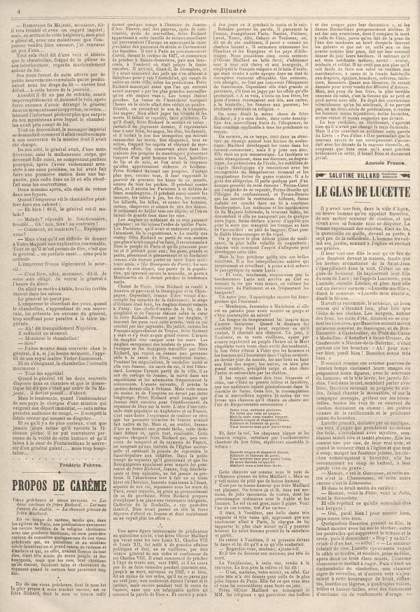 
						Affichage en mode lecture de la page
					