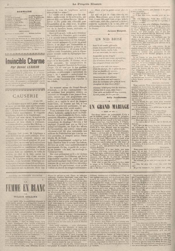 
						Affichage en mode lecture de la page
					