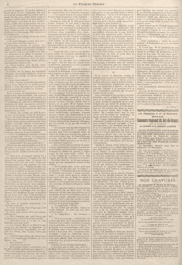 
						Affichage en mode lecture de la page
					