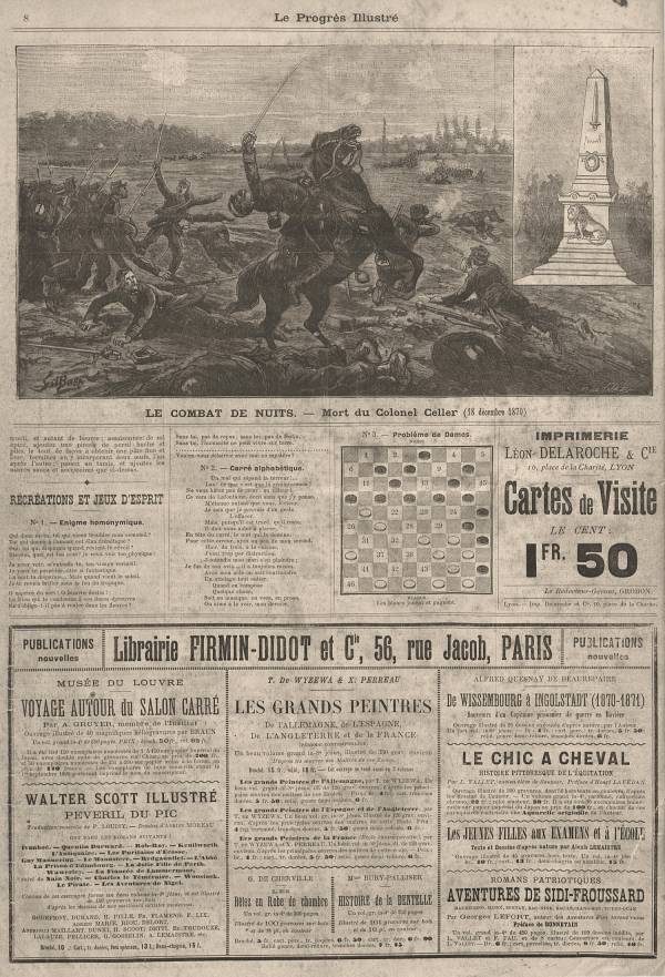 Le combat de Nuits : mort du Colonel Celler (18 décembre 1870)