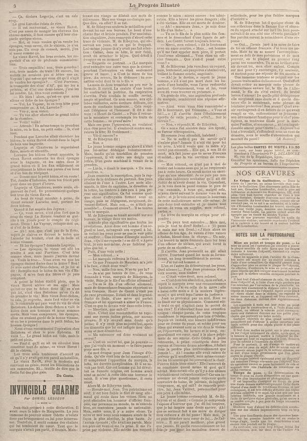 
						Affichage en mode lecture de la page
					