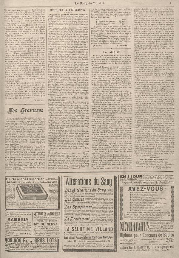 
						Affichage en mode lecture de la page
					