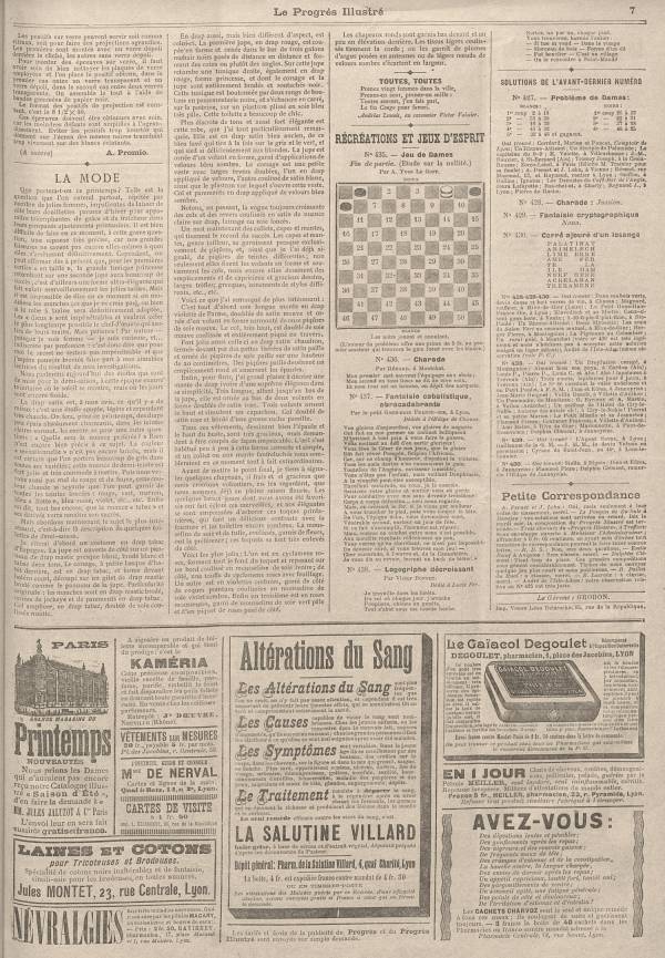 
						Affichage en mode lecture de la page
					