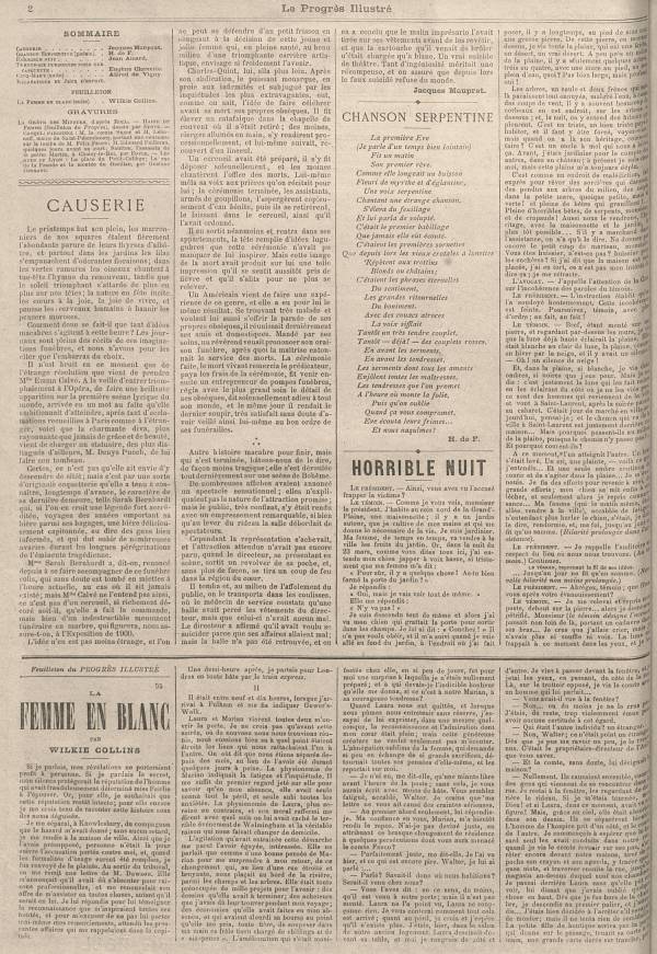 
						Affichage en mode lecture de la page
					