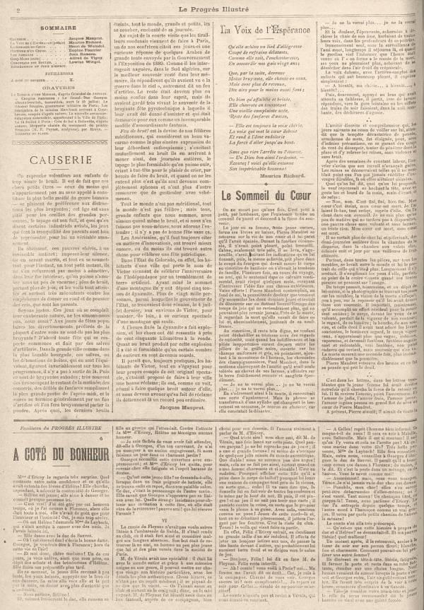 
						Affichage en mode lecture de la page
					