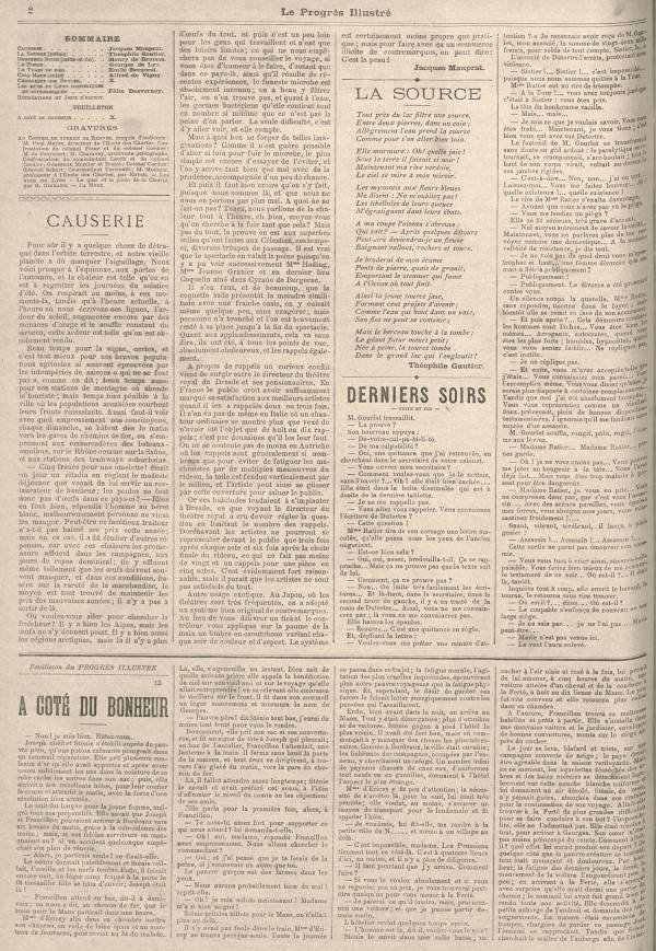 
						Affichage en mode lecture de la page
					