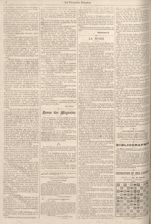
						Affichage en mode lecture de la page
					