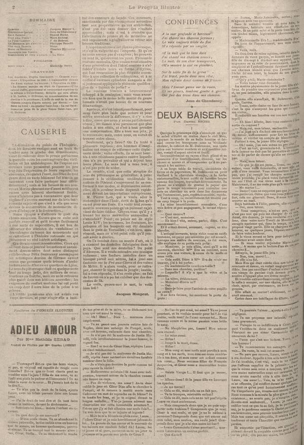 
						Affichage en mode lecture de la page
					