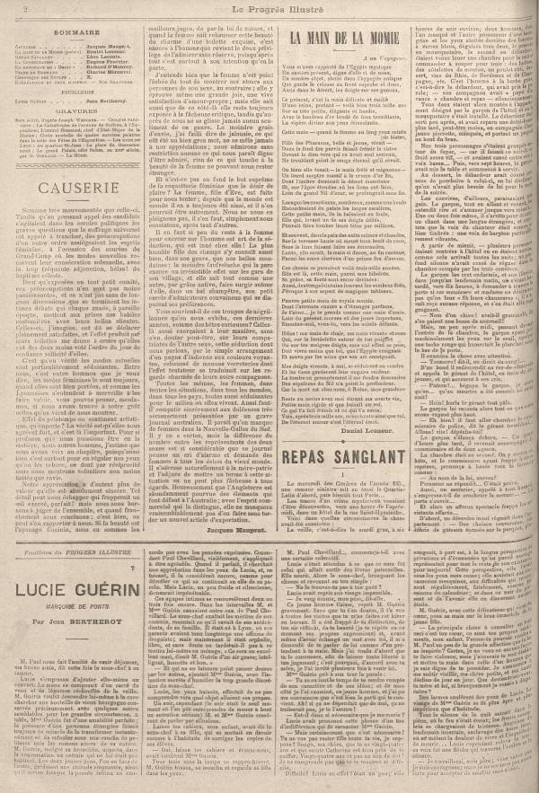 
						Affichage en mode lecture de la page
					