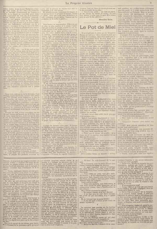 
						Affichage en mode lecture de la page
					