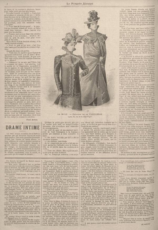 
						Affichage en mode lecture de la page
					