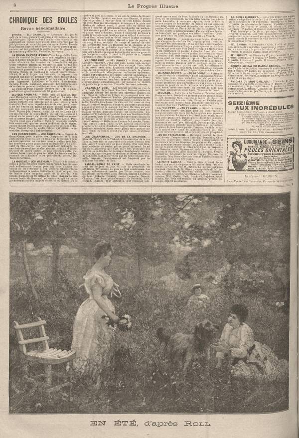 
						Affichage en mode lecture de la page
					