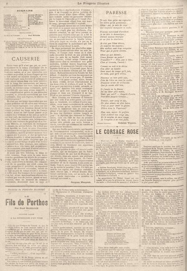 
						Affichage en mode lecture de la page
					
