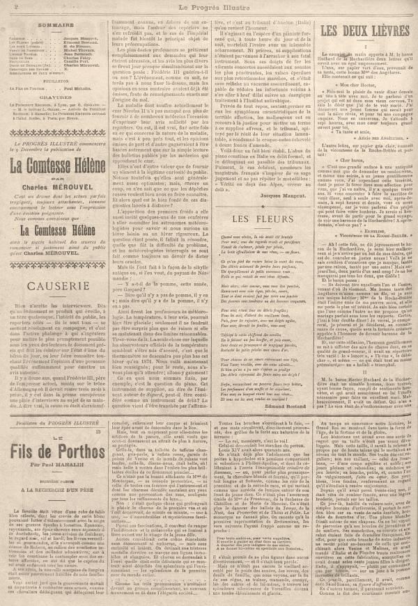
						Affichage en mode lecture de la page
					