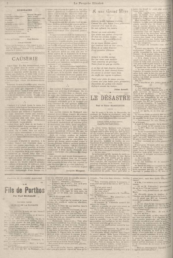 
						Affichage en mode lecture de la page
					