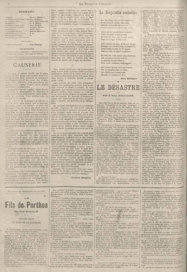 
						Affichage en mode lecture de la page
					