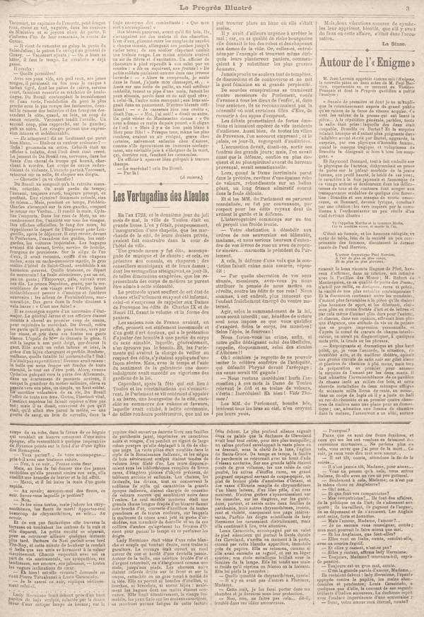 
						Affichage en mode lecture de la page
					