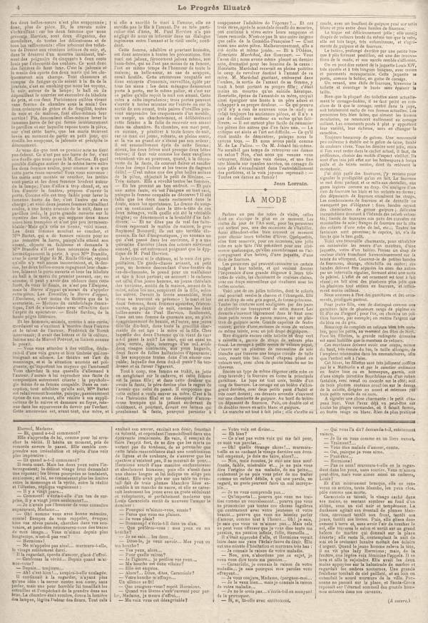 
						Affichage en mode lecture de la page
					