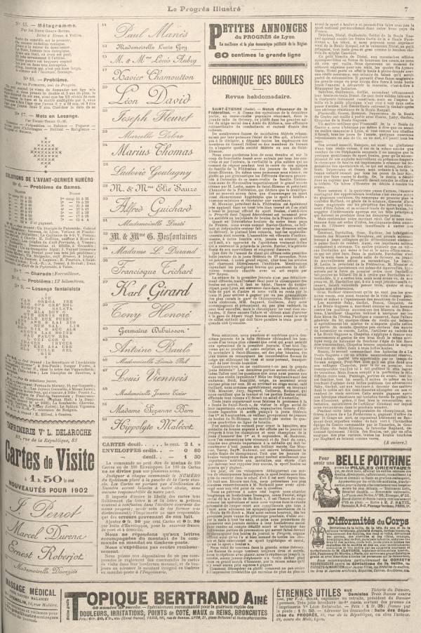 
						Affichage en mode lecture de la page
					