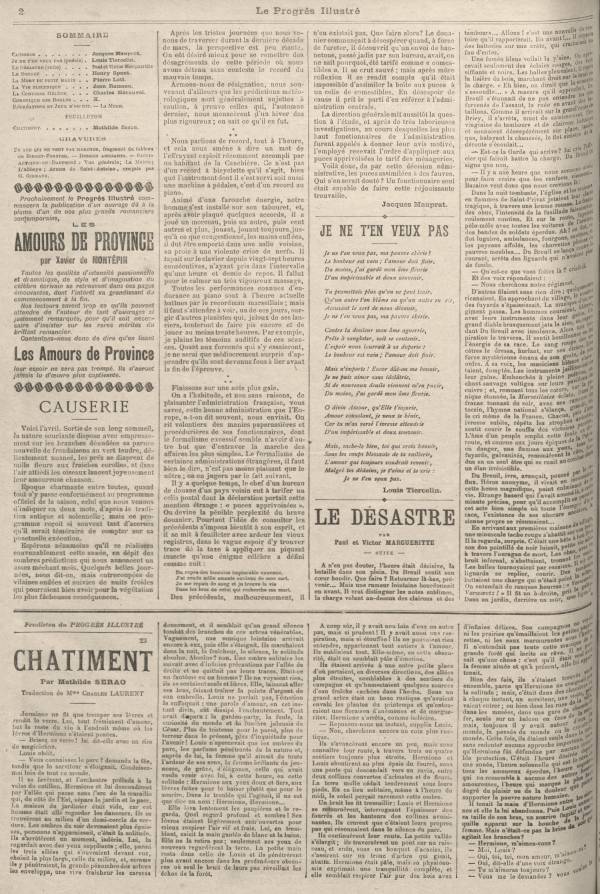
						Affichage en mode lecture de la page
					