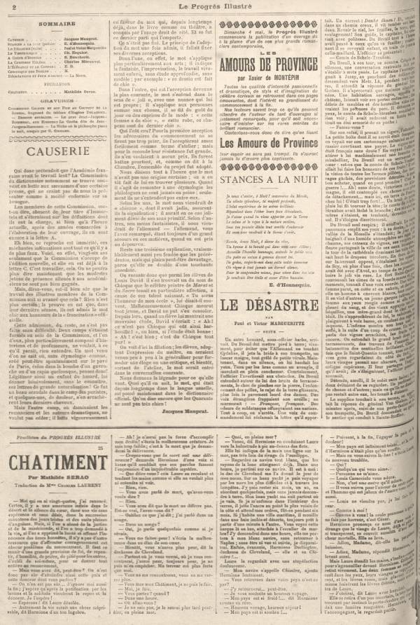
						Affichage en mode lecture de la page
					