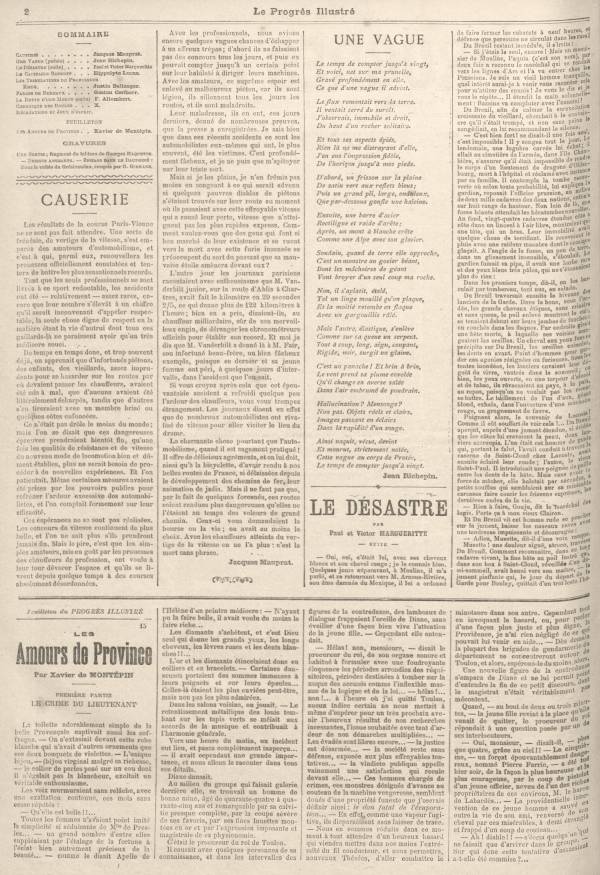 
						Affichage en mode lecture de la page
					