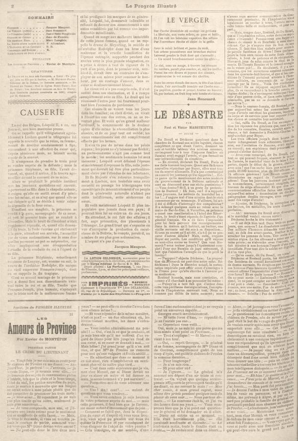 
						Affichage en mode lecture de la page
					