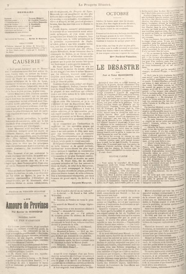 
						Affichage en mode lecture de la page
					