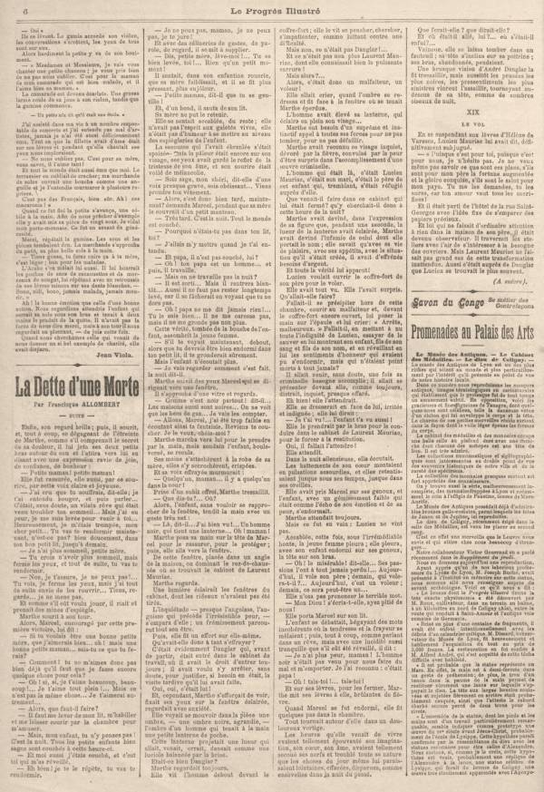 
						Affichage en mode lecture de la page
					
