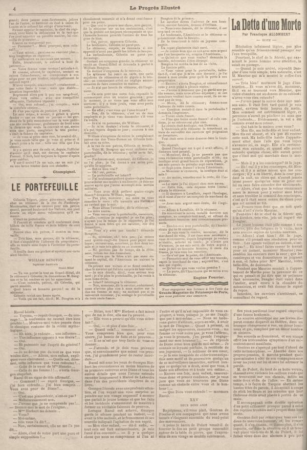 
						Affichage en mode lecture de la page
					