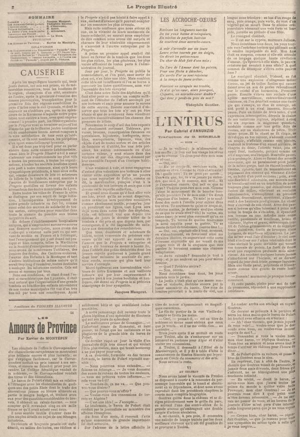 
						Affichage en mode lecture de la page
					